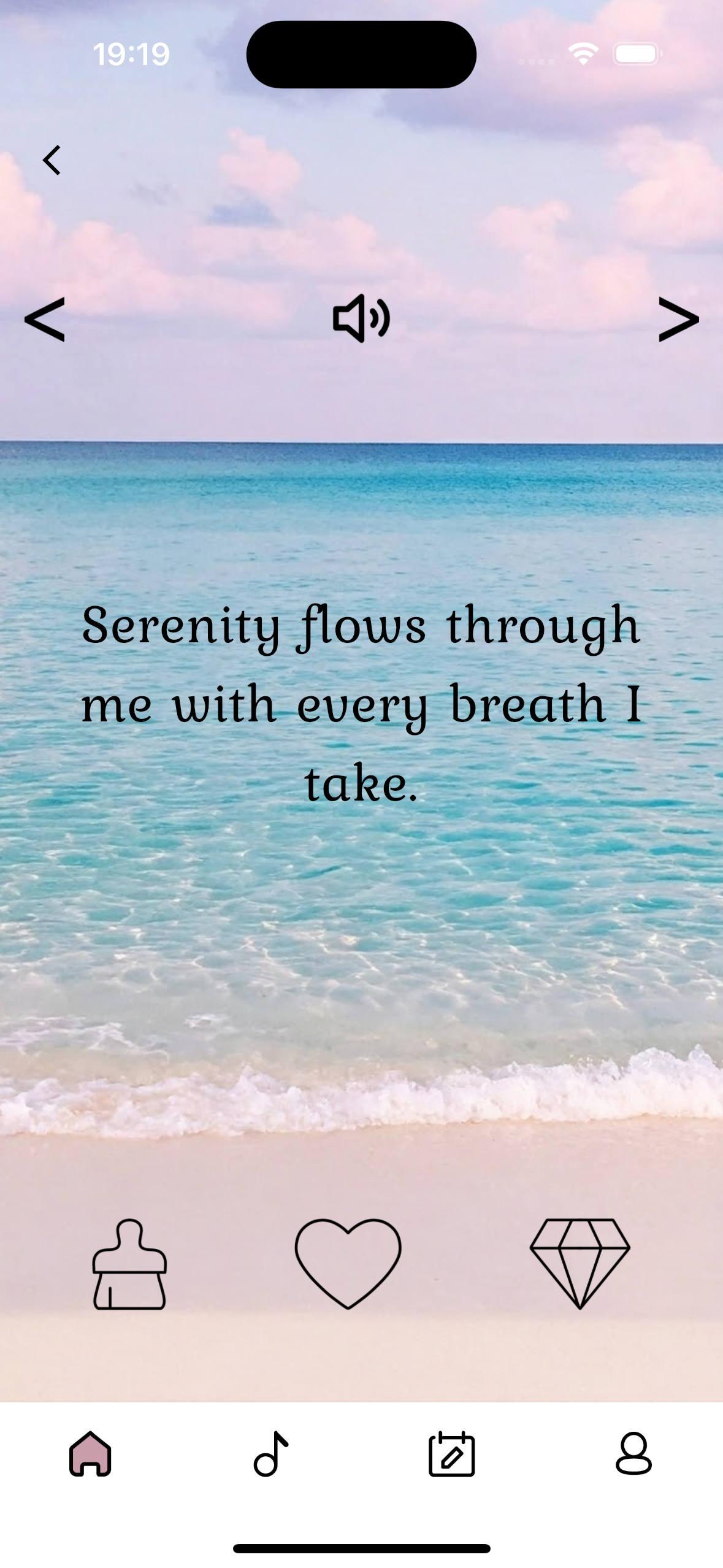 Positive Affirmations Screenshot